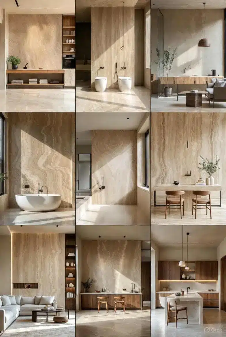 کاربرد اسلب تراورتن کرم